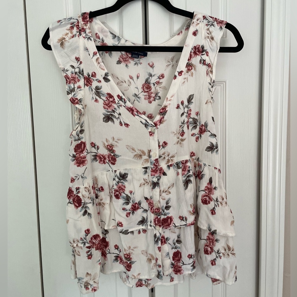 American Eagle blouse, size M.